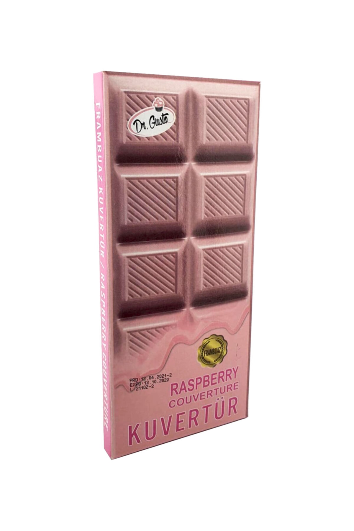 Dekamis Kuvertür Çikolata / Dr. Gusto Frambuaz Çikolata 200 Gr.