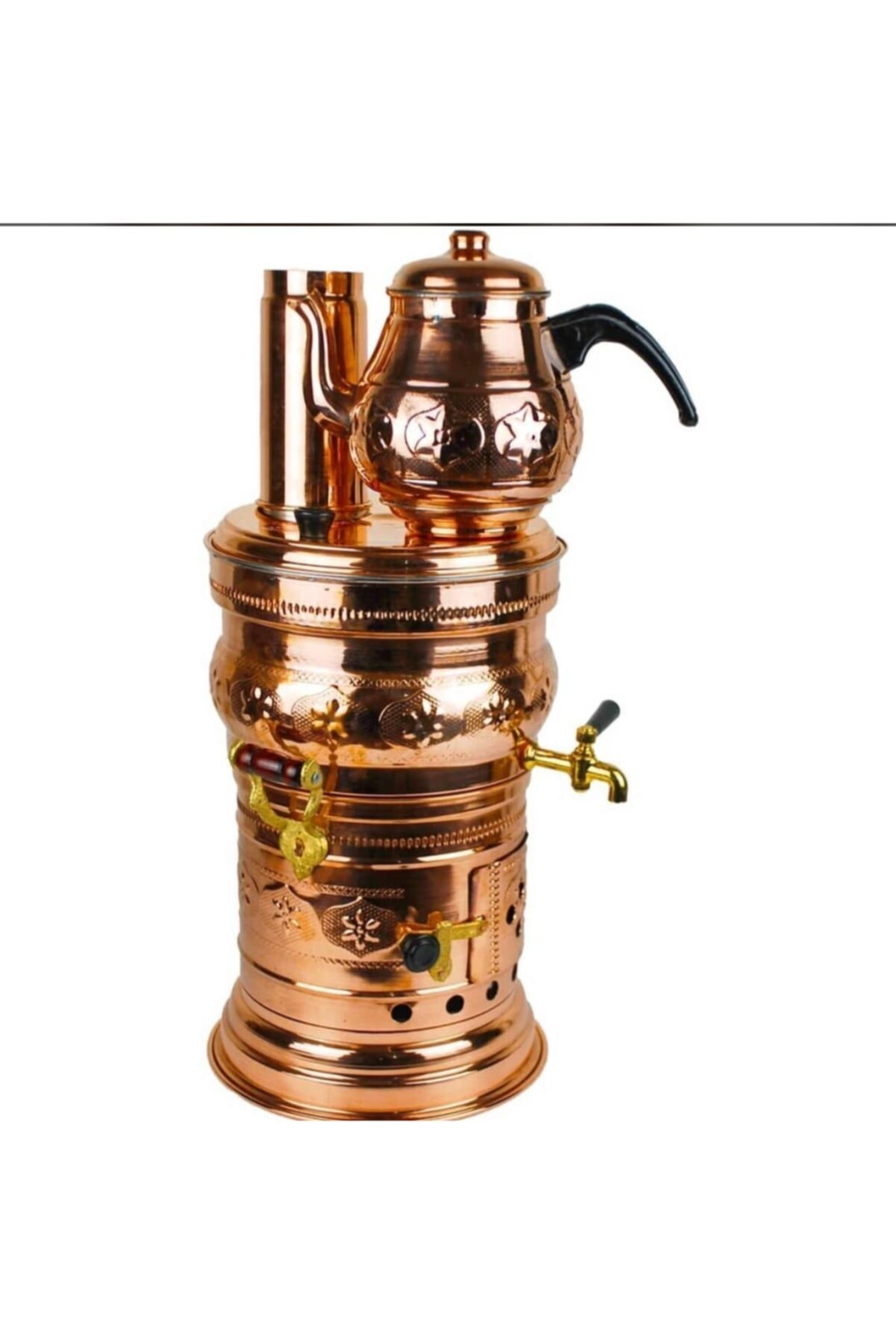 forevers Bakır Odunlu Semaver