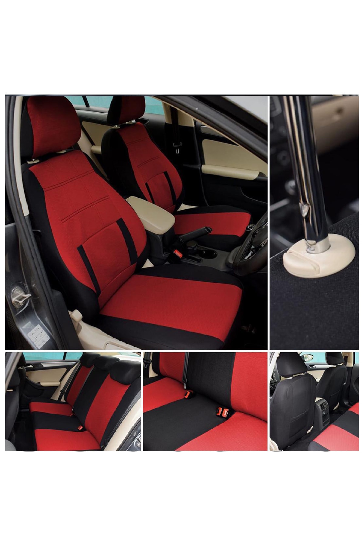 readycollectionsauto opal sports renault fluence oto koltuk kilifi standart kirmizi siyah fiyati yorumlari trendyol