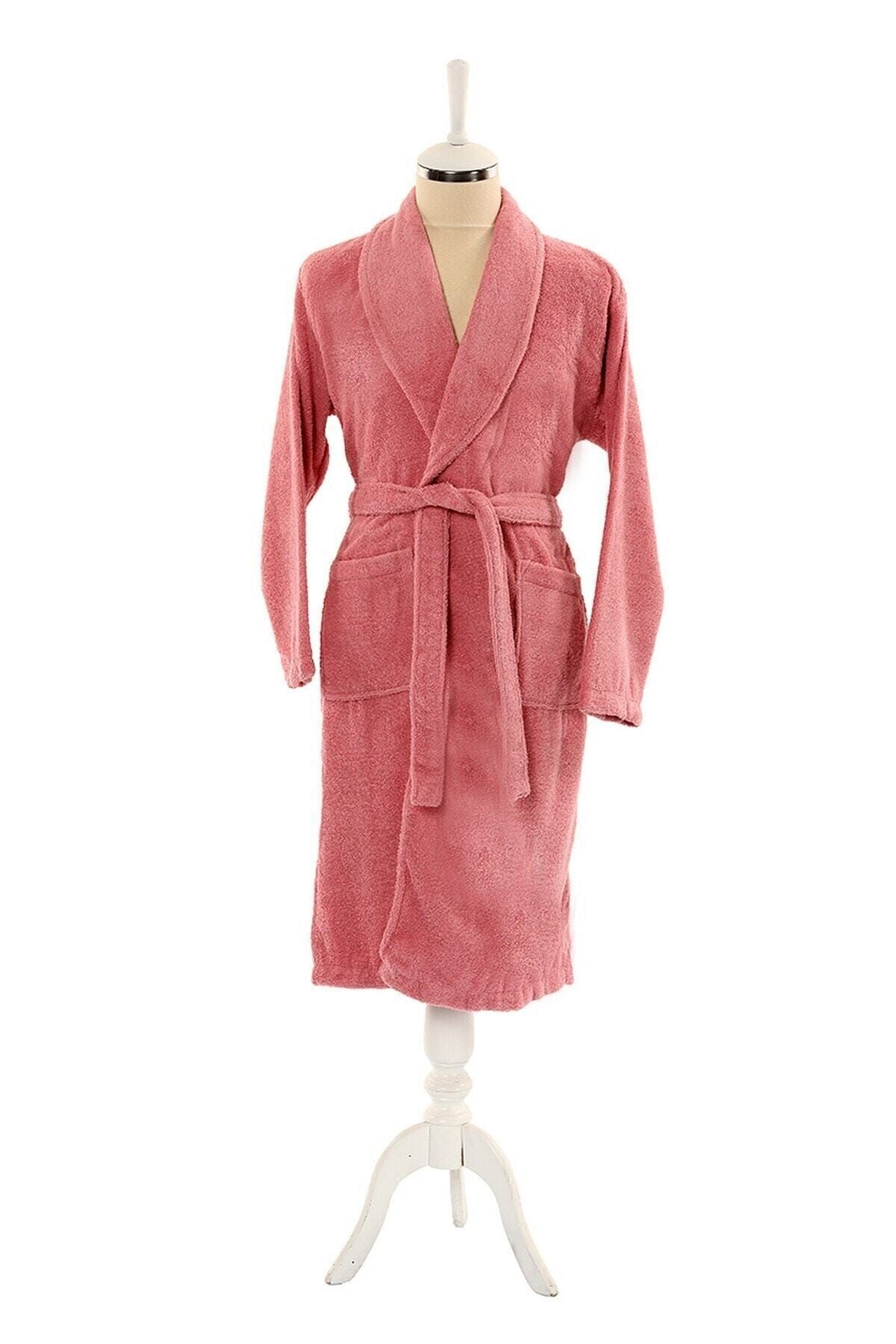 Dark pink new arrivals dressing gown