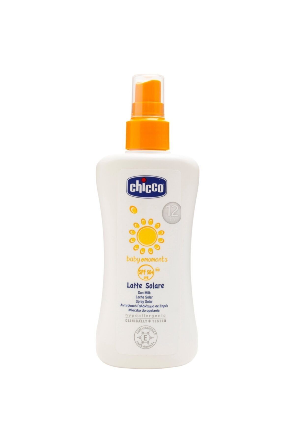 EY DESİGN Chicco Güneş Sütü Sprey 150ml - Spf 50+