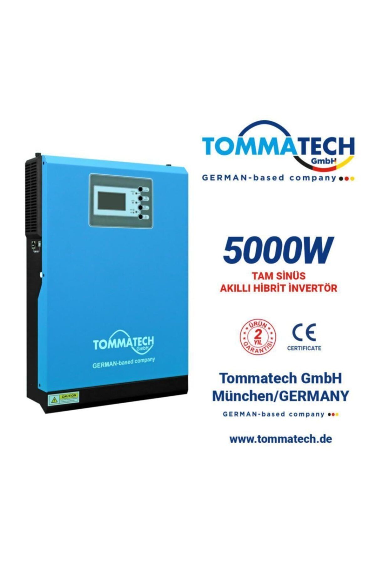 Tommatech New 5 Kva 5000 Watt 48 Volt Akıllı Inverter Invertör