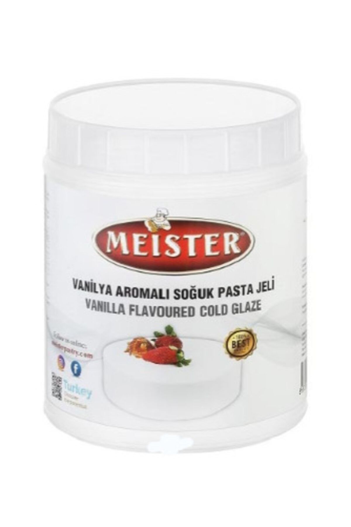 Meister Vanilya Aromalı Soğuk Pasta Jeli 1 Kg 443745735734