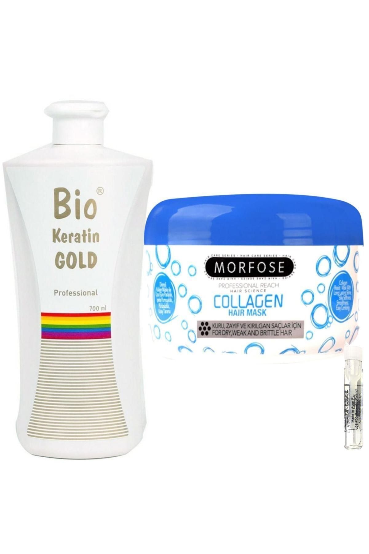 Morfose Collogen Sac Bakım Maskesi+ Bıo Keratın Gold 700 ml