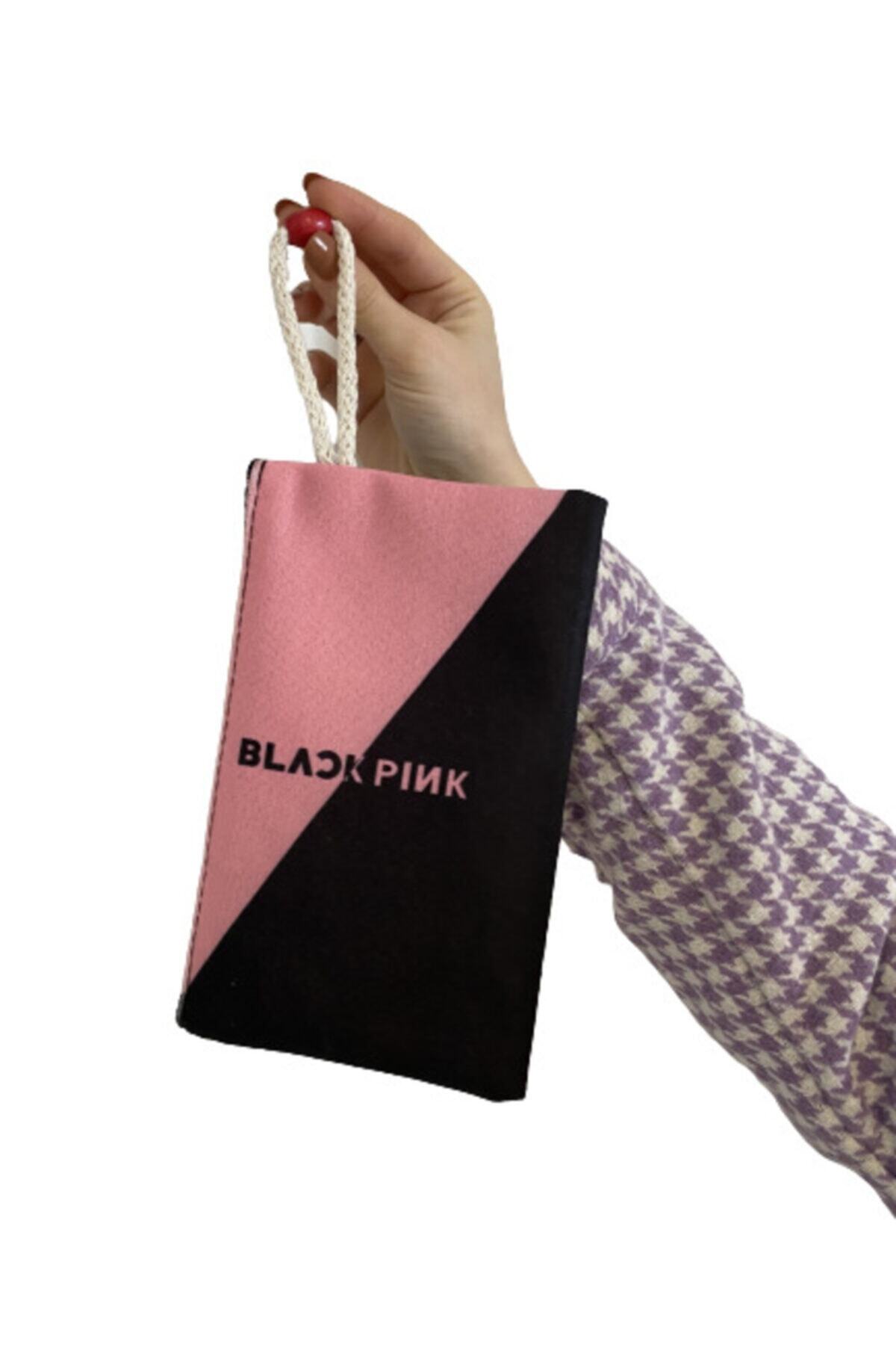 HemenALbence Blackpink Two Color Bez Kalemlik Cüzdan Makyaj Çantası