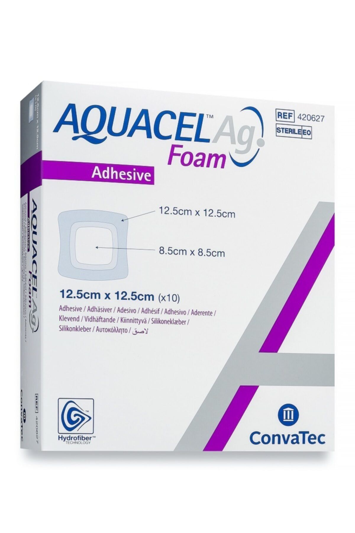 AQUACEL Convatec Ag Foam Kendinden Yapışkanlı 12.5x12.5cm 1 Adet