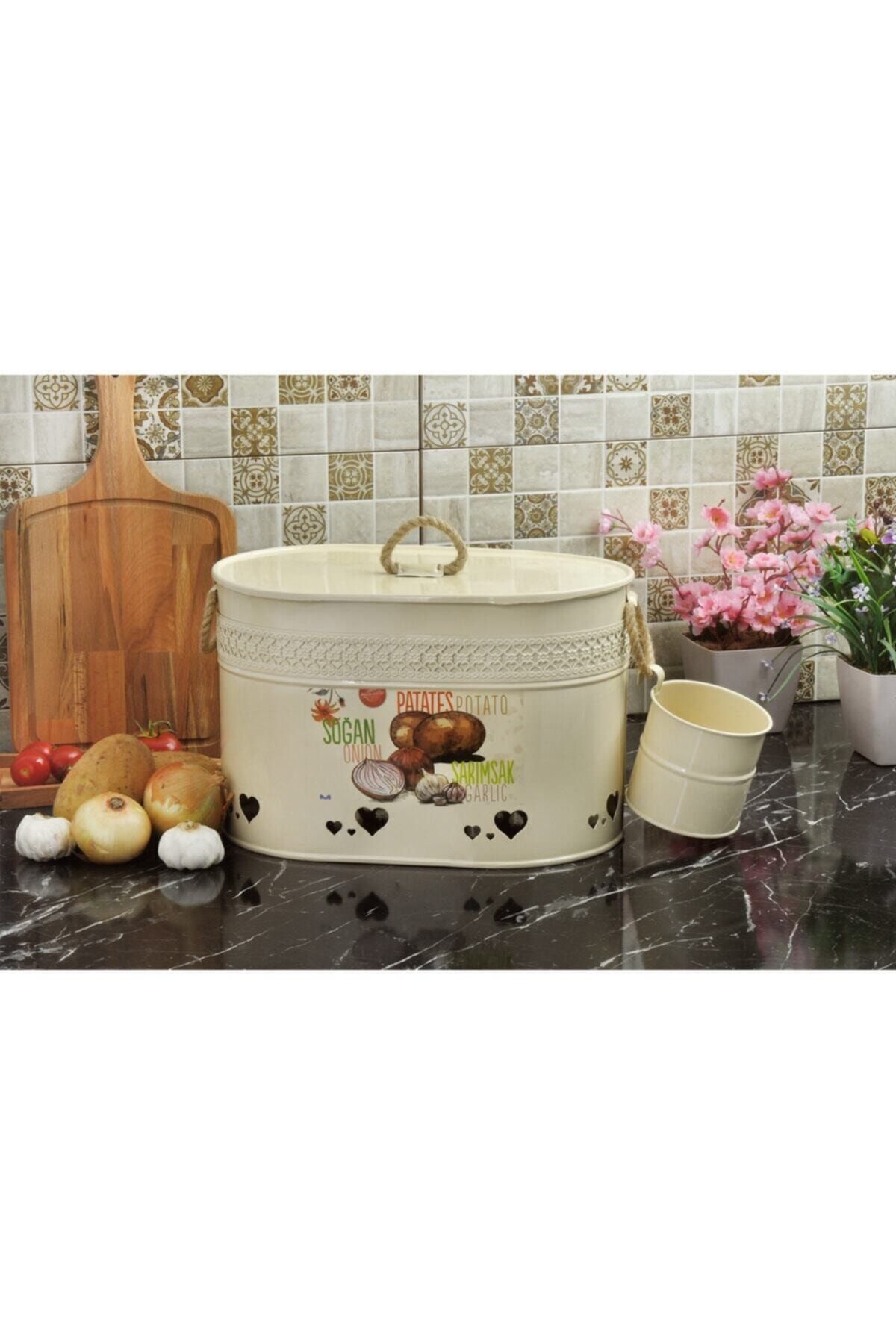 DİCLEHOME Bölmeli Patates-soğan Kovası