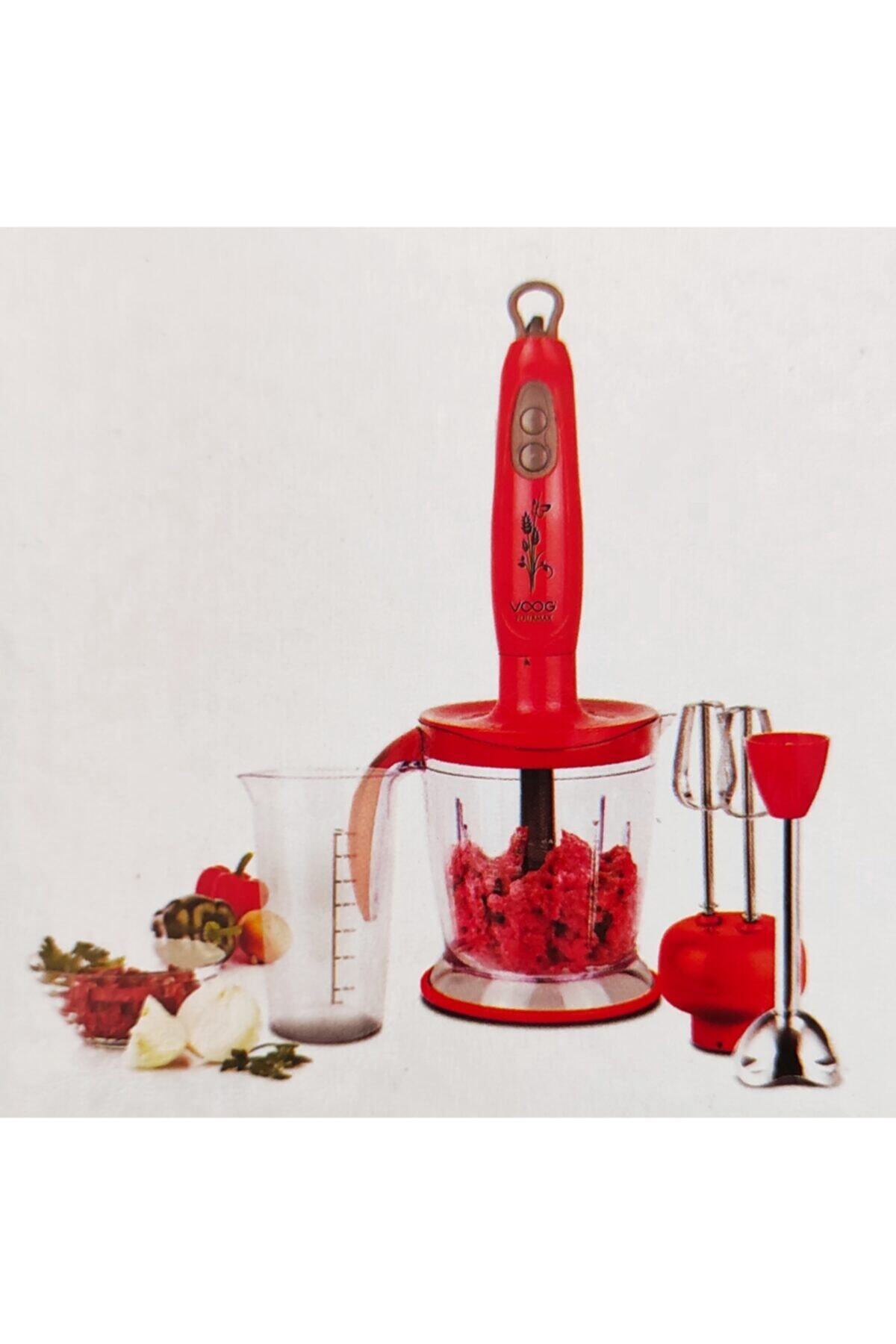 VOOG Fourmax Blender Seti Kırmızı
