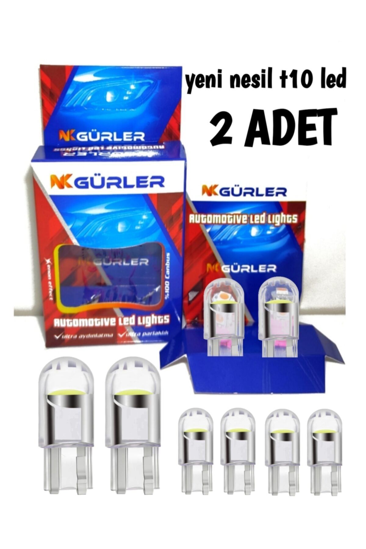 gurlerotoaksesuar t10 led ampul yeni nesil 12v 5w beyaz renk 2 adet fiyati yorumlari trendyol