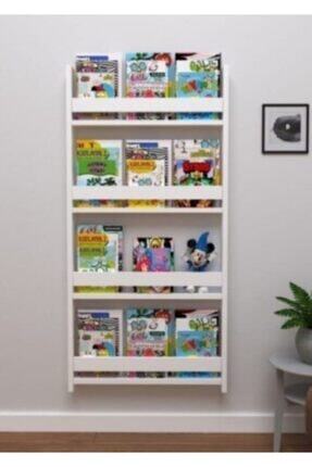 Montessori Kitaplık Eğitici Çocuk Kitaplığı 4 Raflı Image 0
