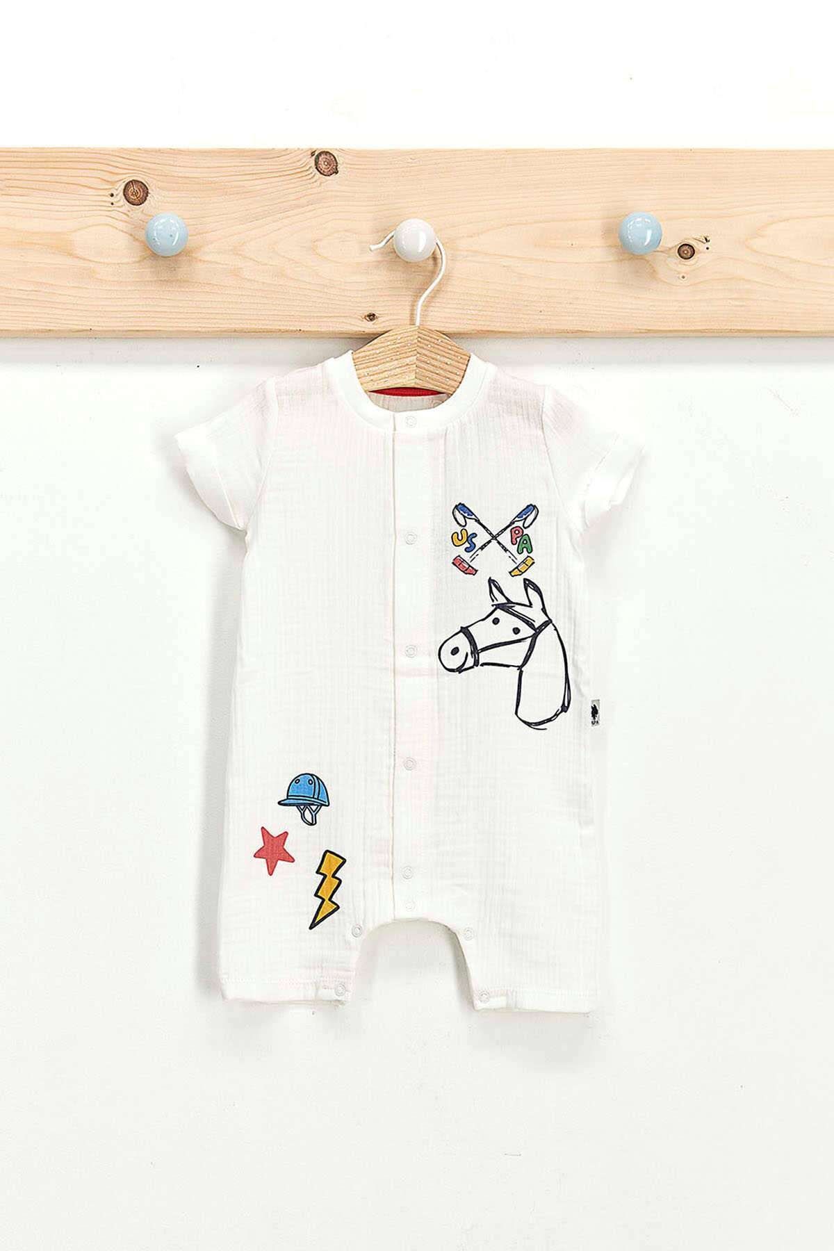 u s polo assn u s polo assn lisansli krem erkek bebek tulum fiyati yorumlari trendyol