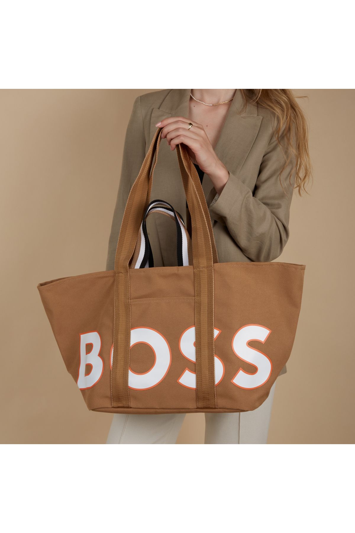 Hugo Boss Shoulder Bag Brown No pattern Trendyol
