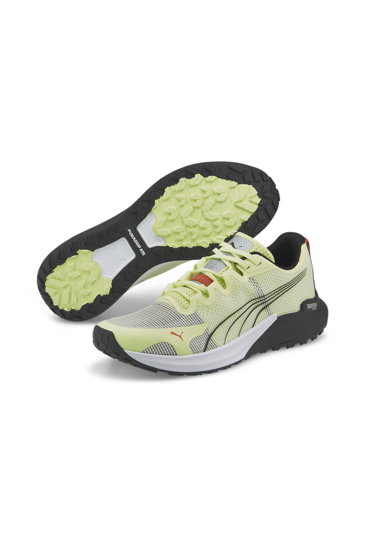 Puma yellow flat shoes clearance