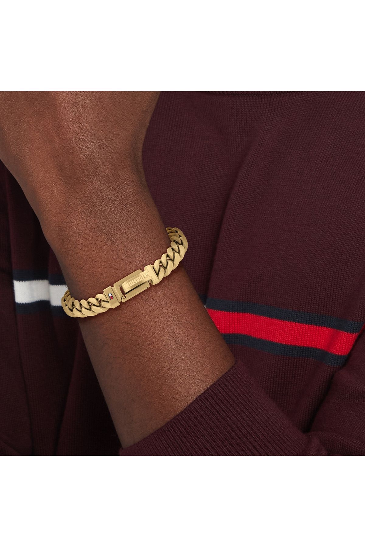 Tommy hilfiger gold bracelet sale