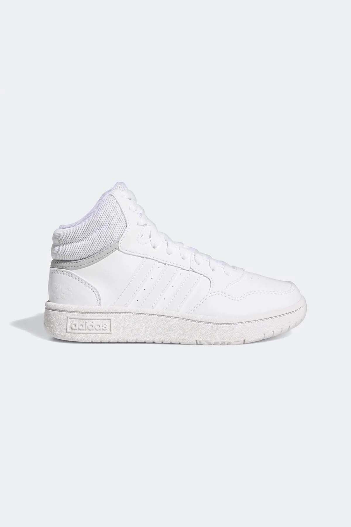 adidas HOOPS MID 3.0 K WHITE Children s Sports Shoes Trendyol