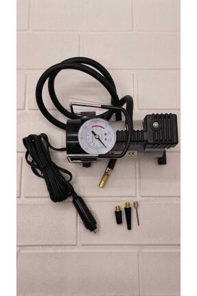 Araba Oto Araç Lastik Şişirme Pompası 150 Psi Metal Gövde Çakmaklık Girişli Hava Kompresörü Image 1