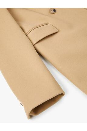 4wak00156ew Kadın Kaban Bej Image 6