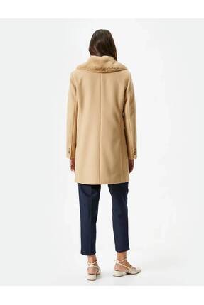4wak00156ew Kadın Kaban Bej Image 3