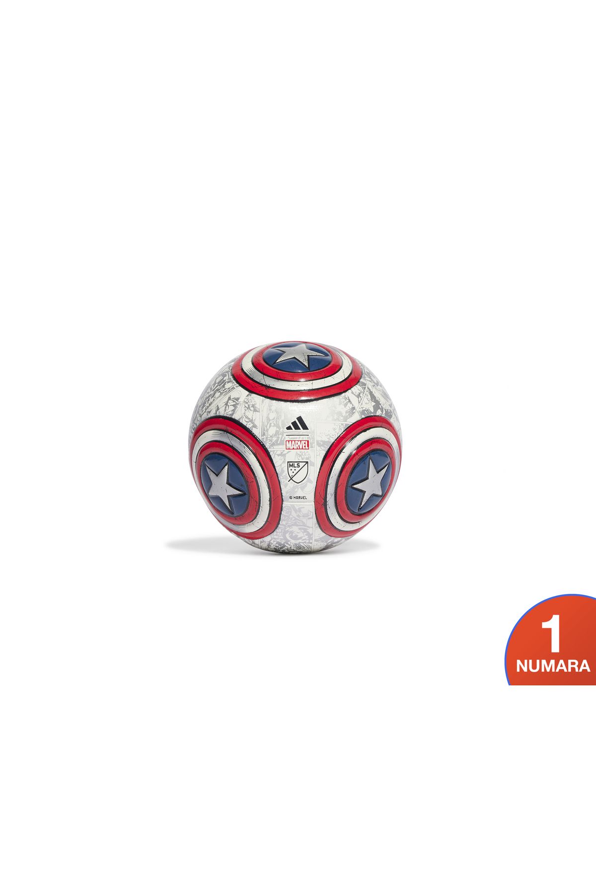 adidas X Marvel Captain America MLS Mini Size 1 Soccer Ball
