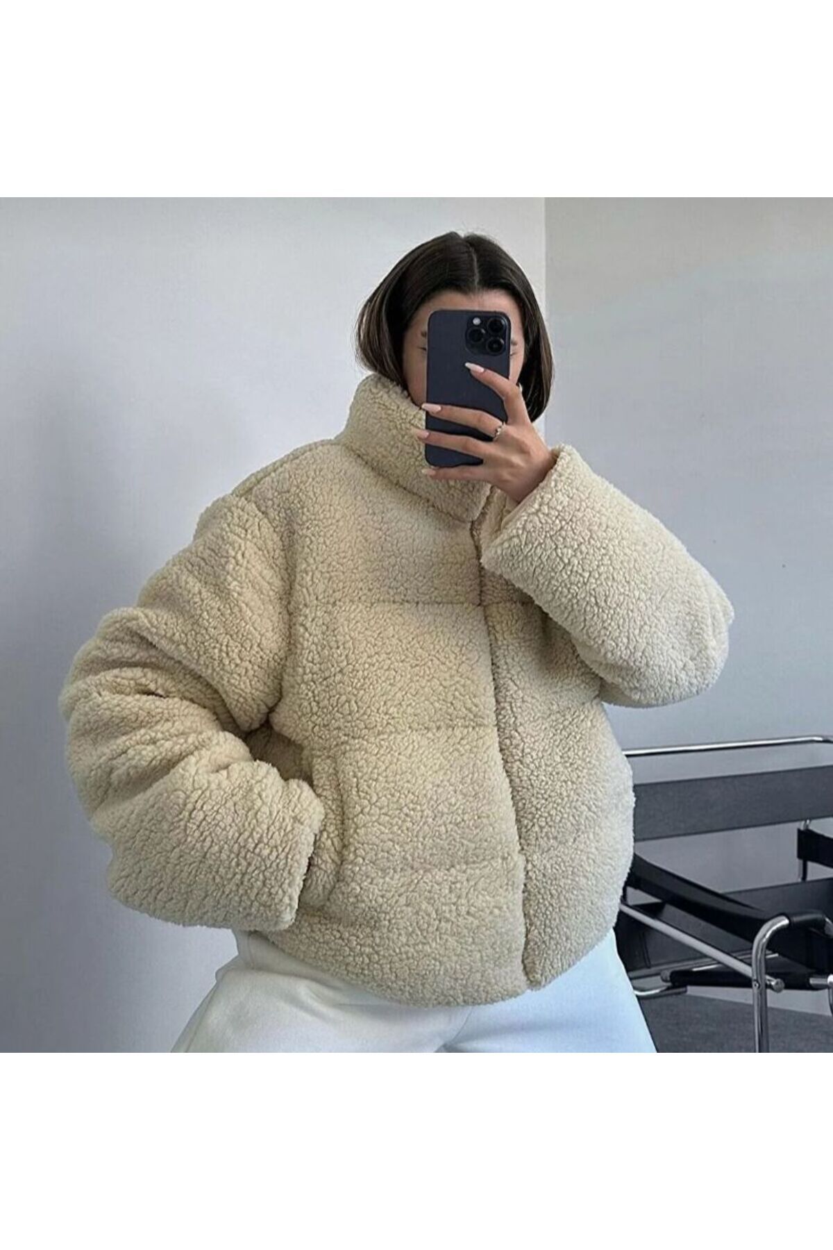 Urban outfitters discount teddy puffer jacket