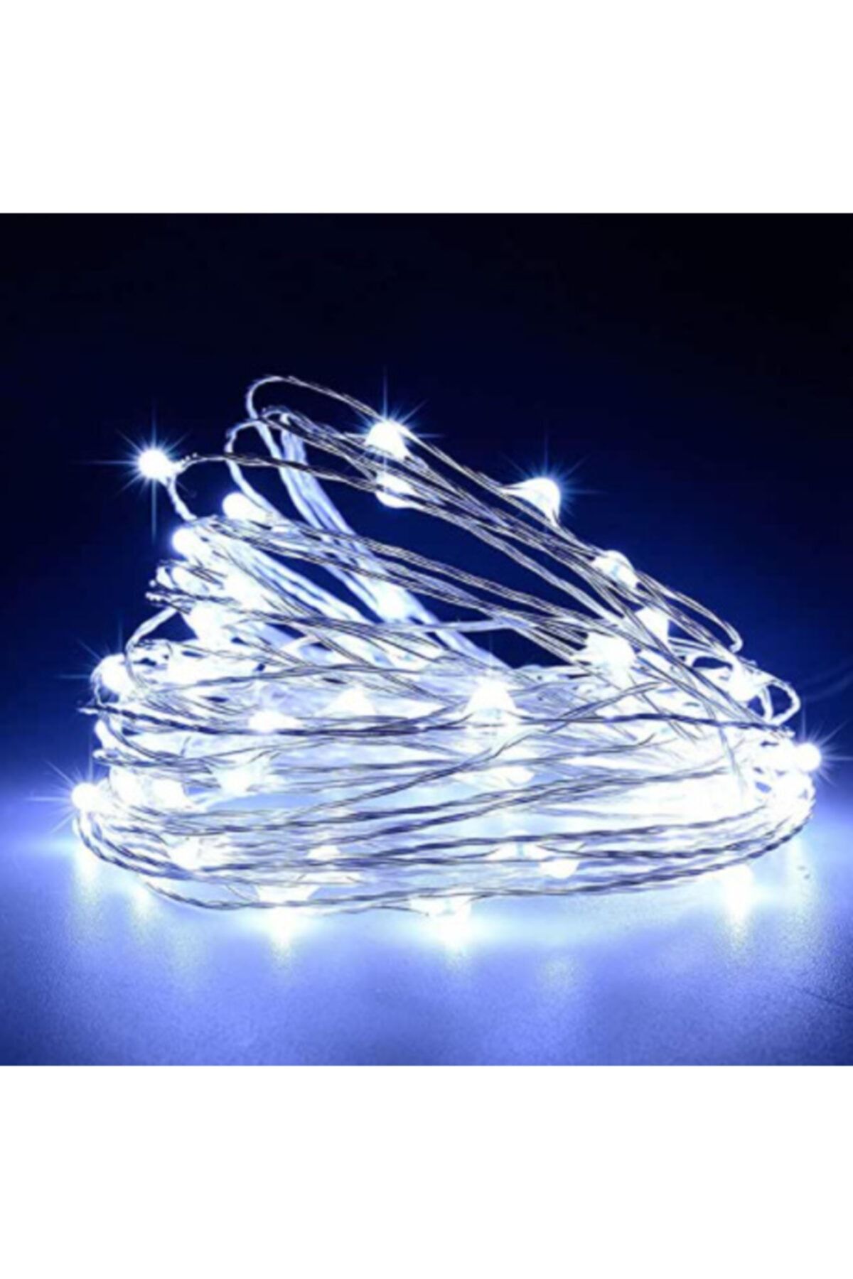 KAYAX Beyaz Ac-kapa 10 Metre Peri Led