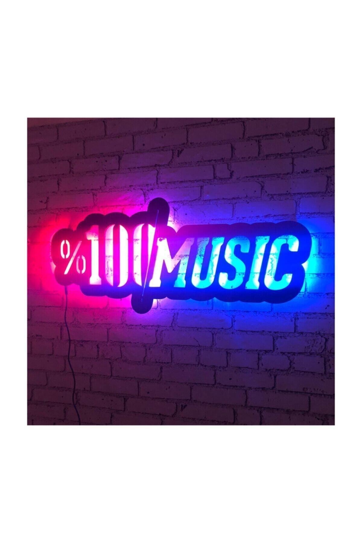 DMC Design %100 Music Led Işıklı Duvar Tablosu