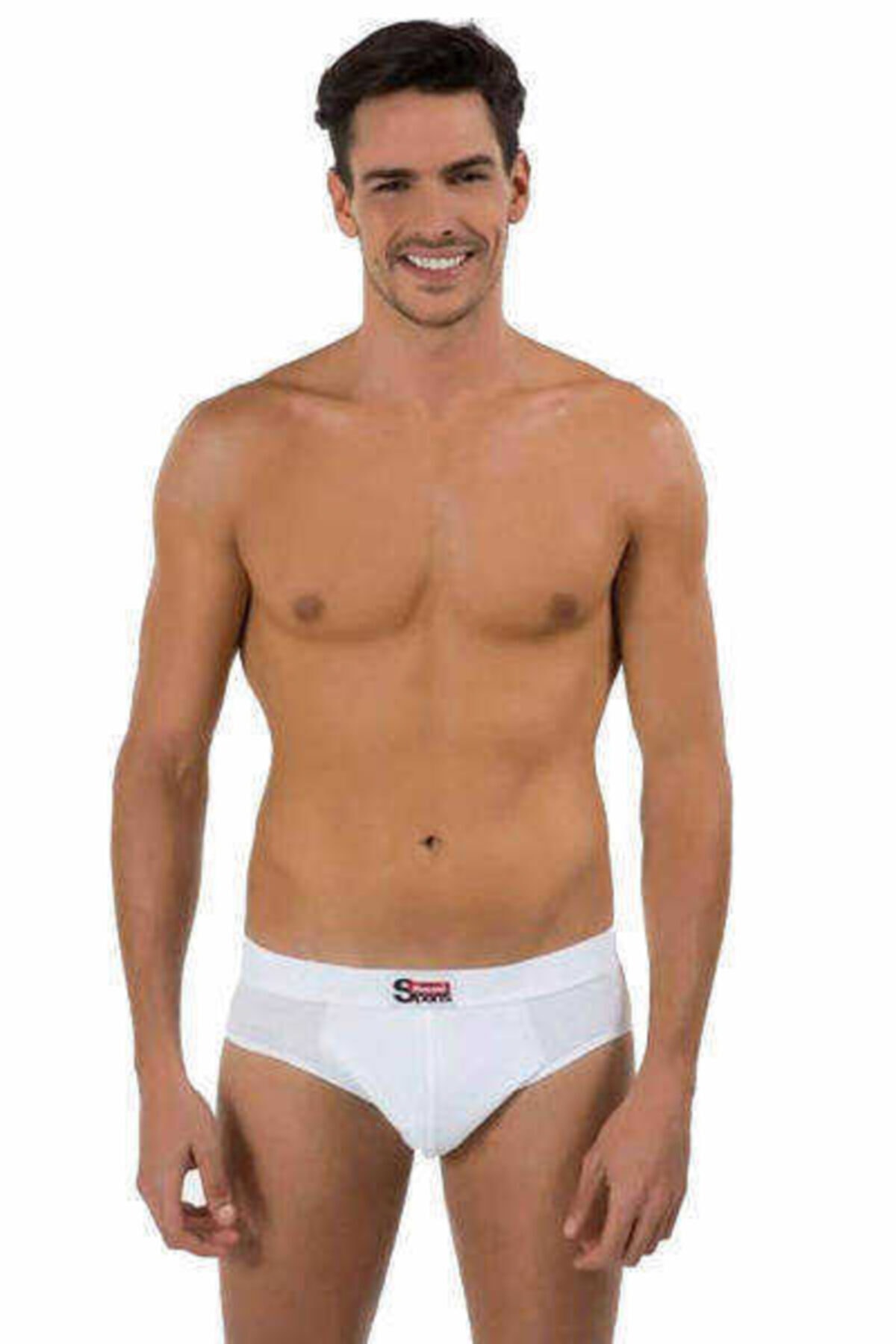 Kom Erkek Beyaz Ariel Erkek 2'li Slip