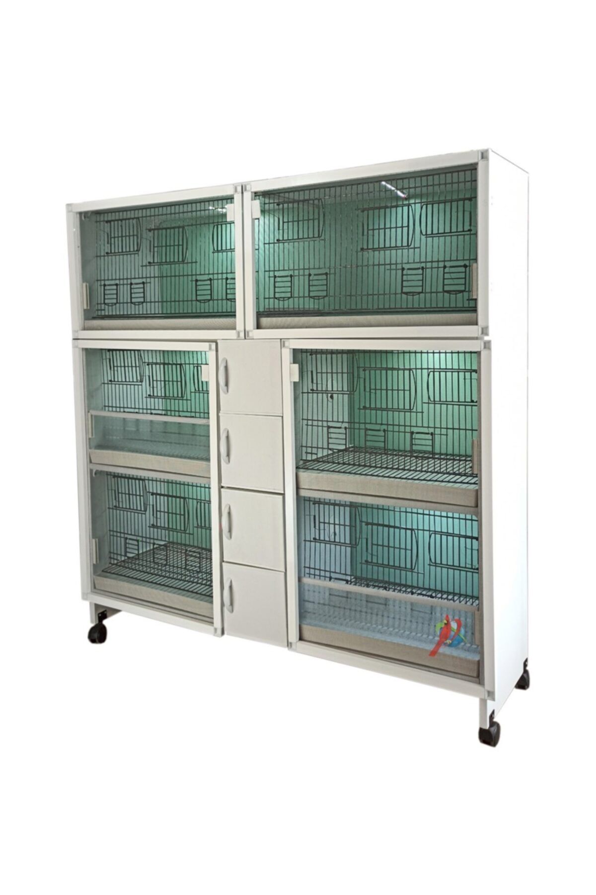 İstanbul Kafes - Model M06ys-oys Pvc Kafes - Ortadan Yuvalıklı Ve Salmalı