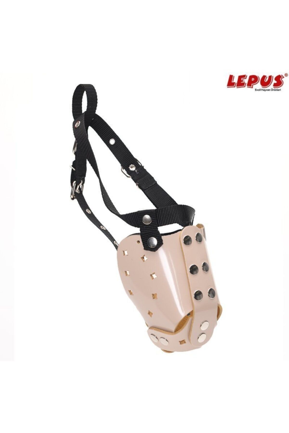 Lepus Köpek Ağızlık Large Krem 35x14x50-60h Cm