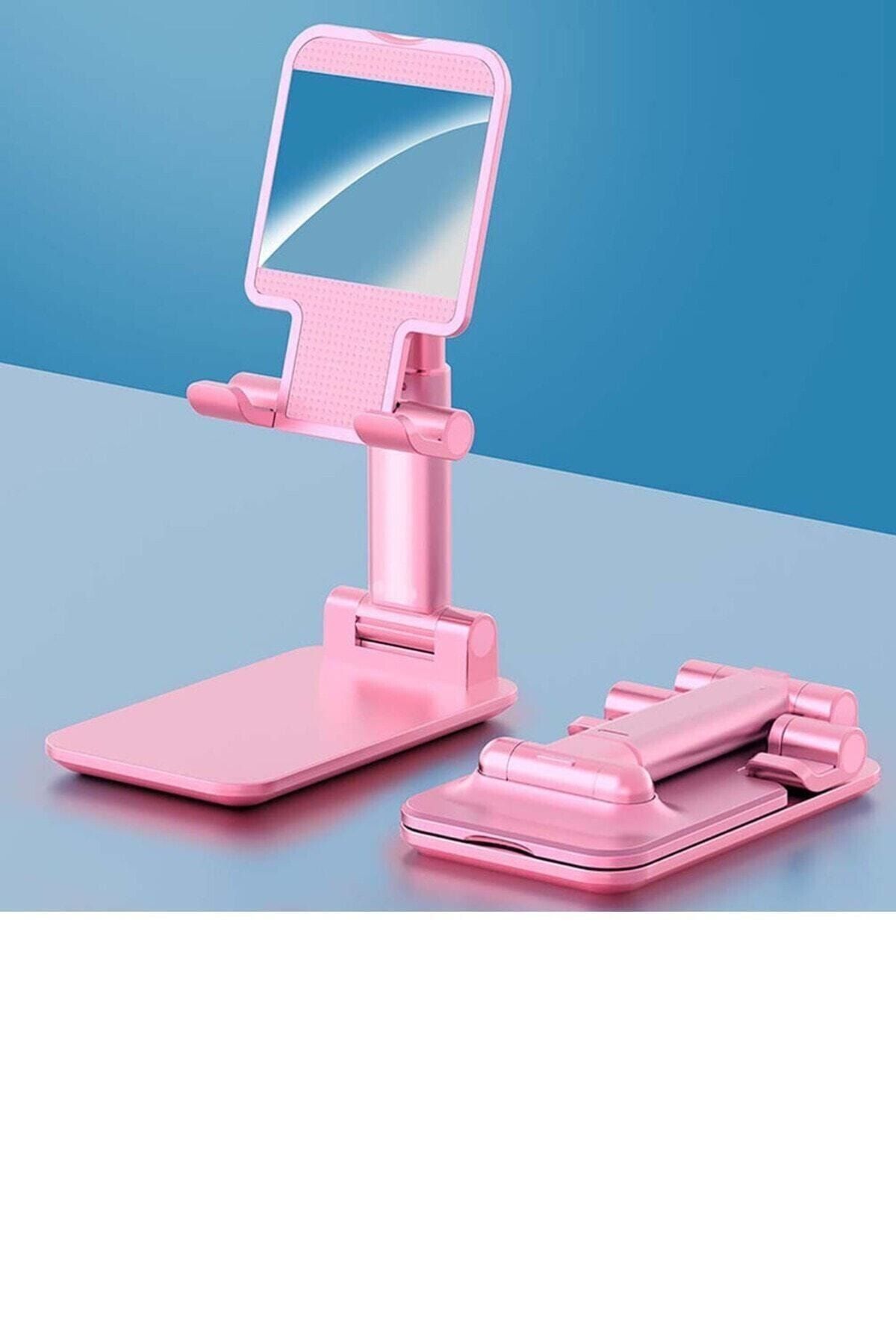 wonderlust profesyonel tablet ve telefon tutucu stand aynali pembe fiyati yorumlari trendyol