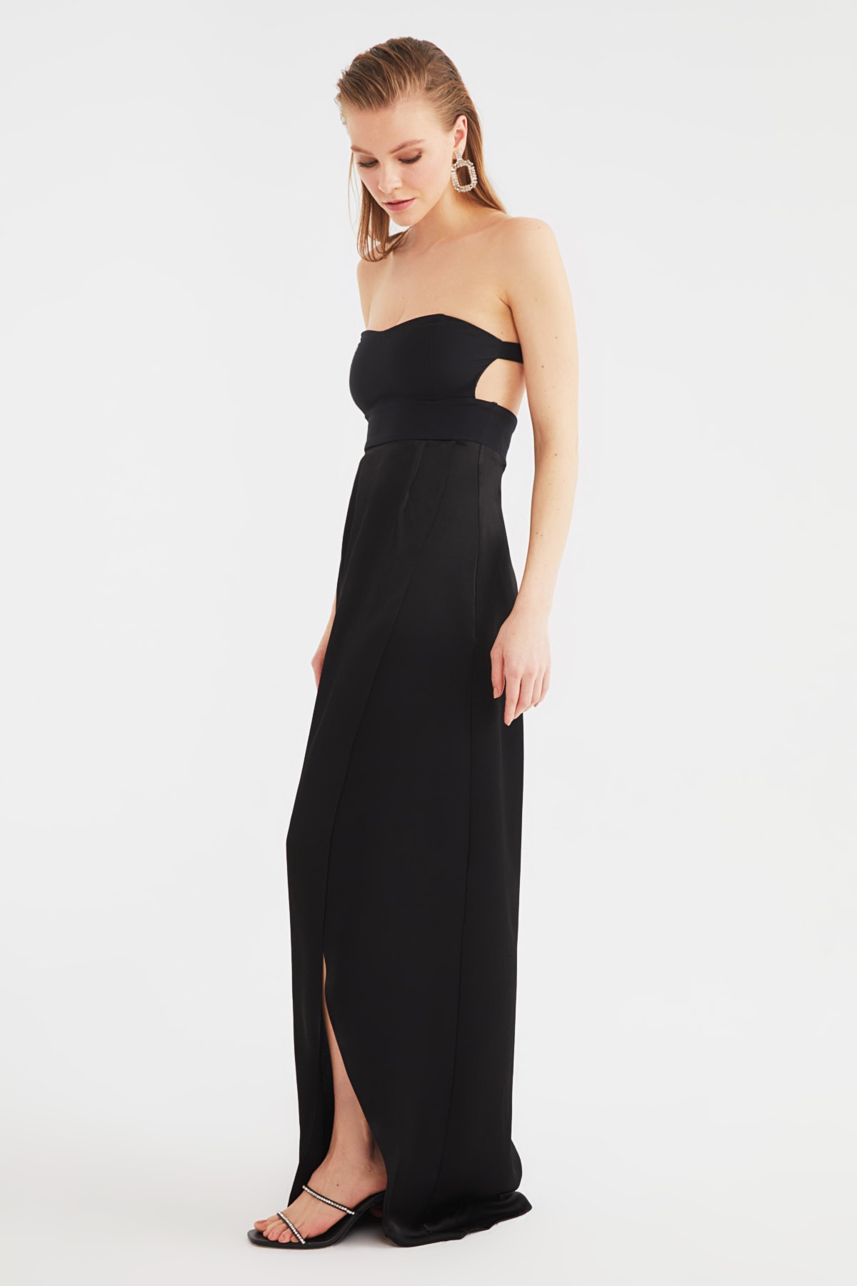 Prom Dress - Black - Bodycon - Trendyol