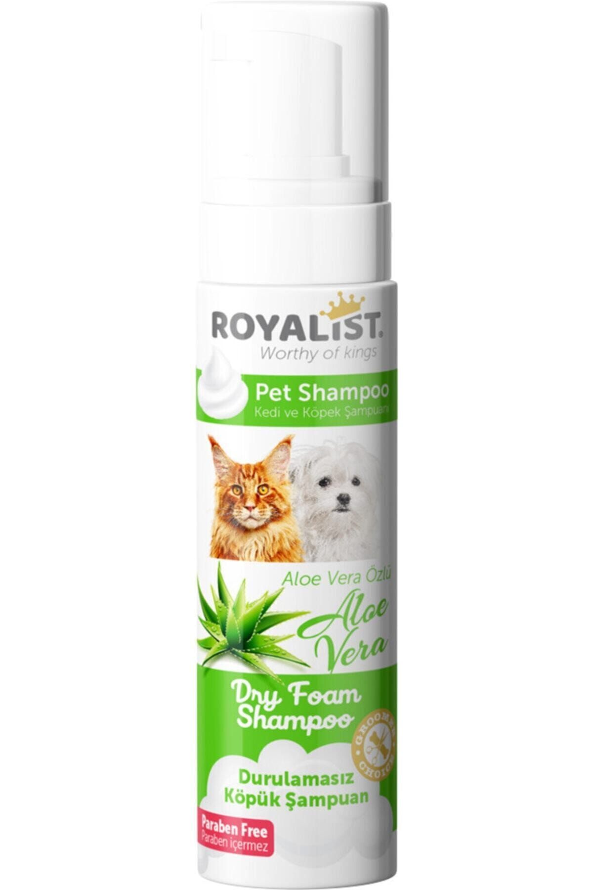 Royalist Kedi Ve Köpek Köpük Şampuan Aloe Vera Özlü 200 Ml