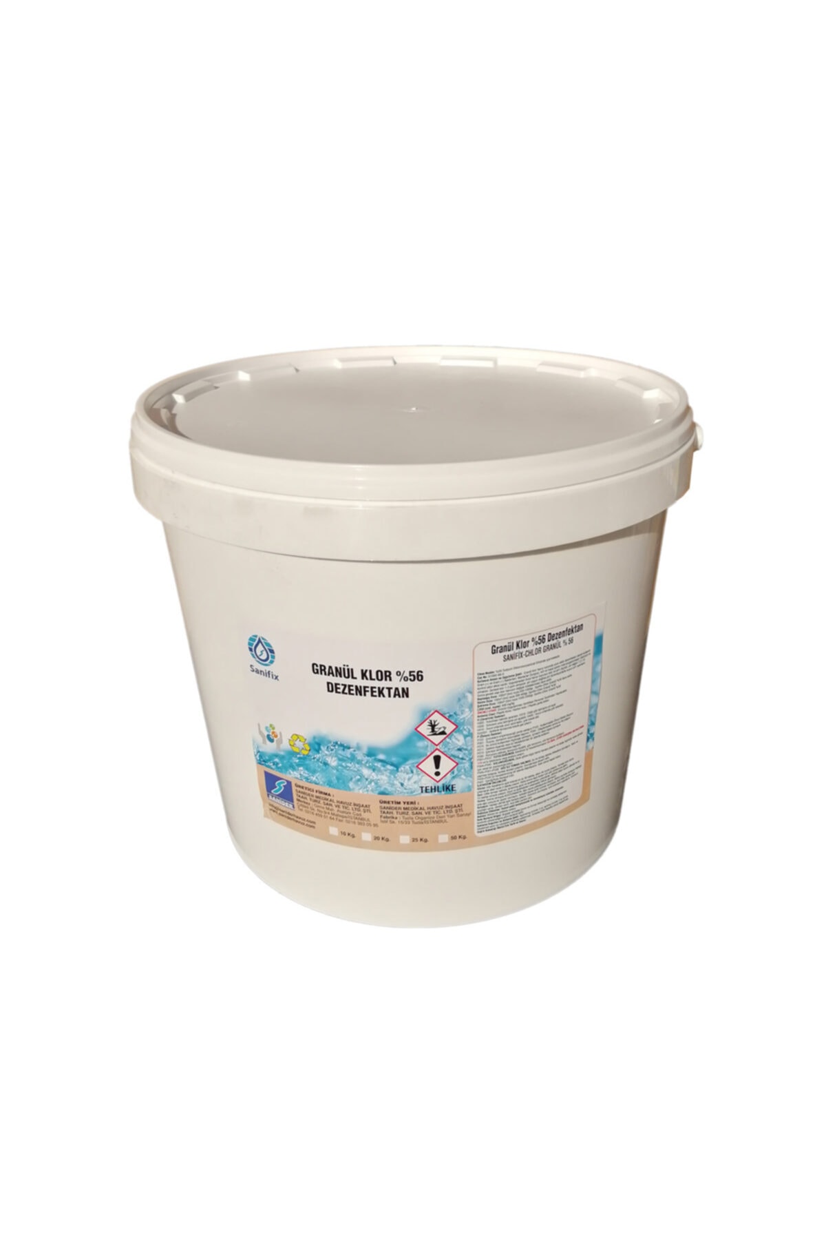 Sanifix Granül Toz Klor %56, 10 Kg