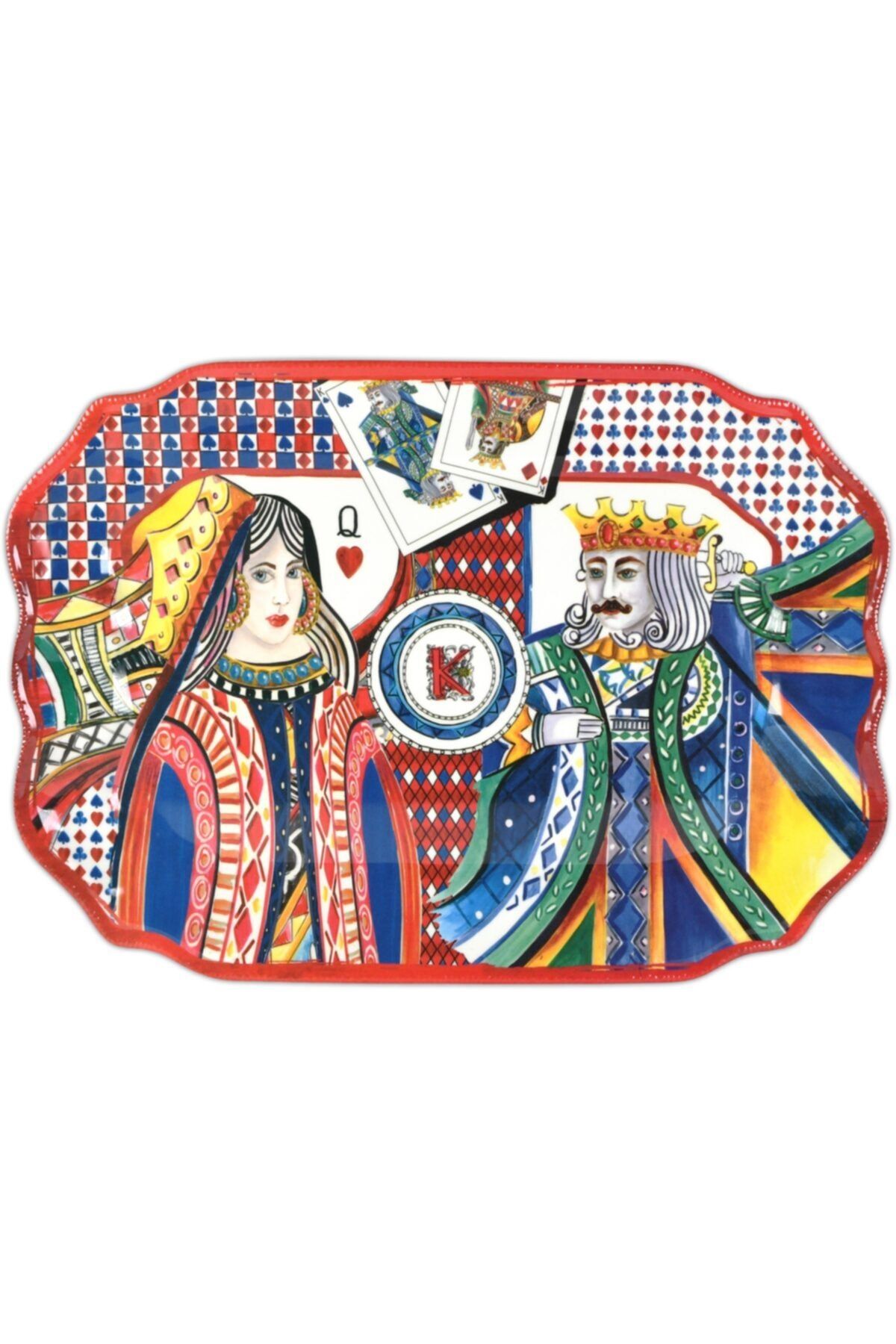 Baci Milano Regına Dikdörtgen Tepsi 33*47 Cm