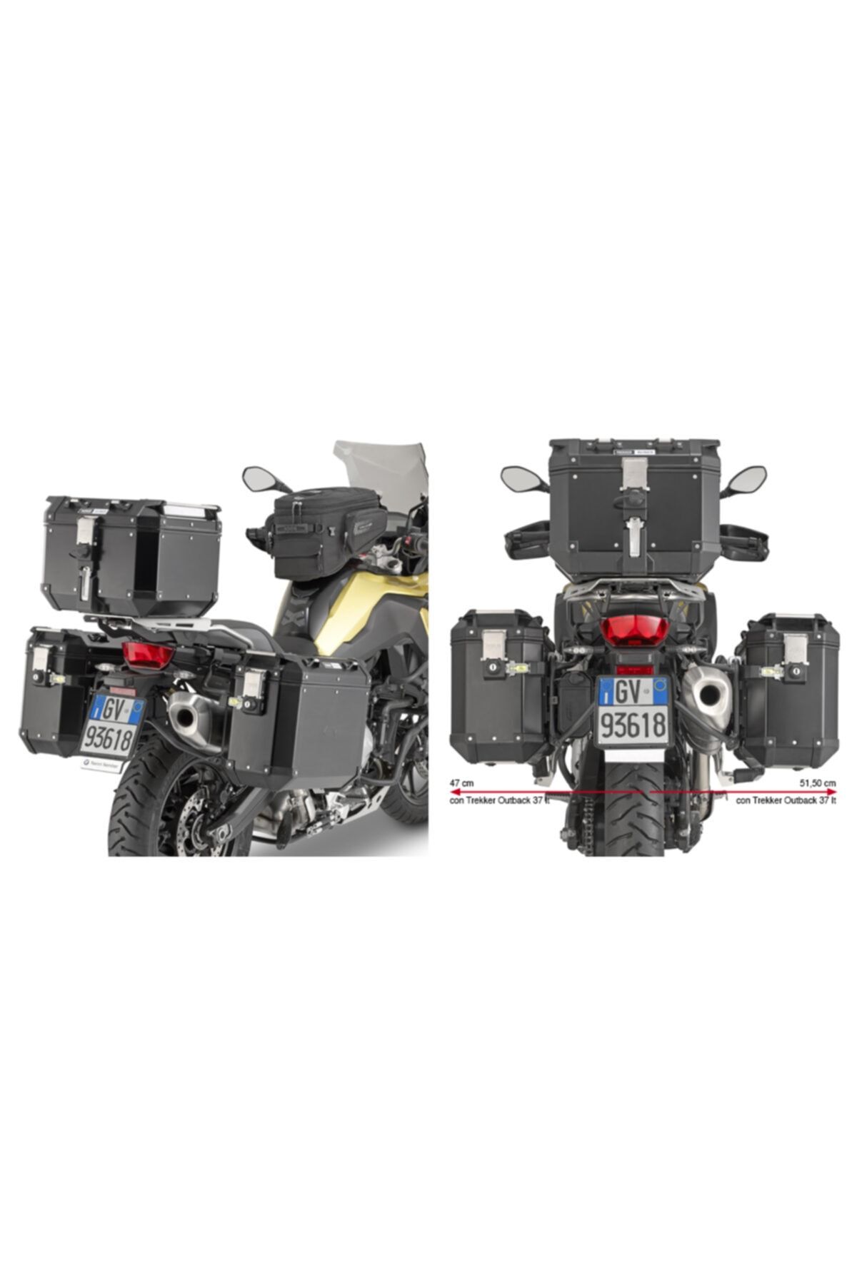 Givi Gıvı Pl5127cam Bmw F750gs - F850gs (18-20) - F850gs Adventure (19-20) Yan Çanta Taşıyıcı