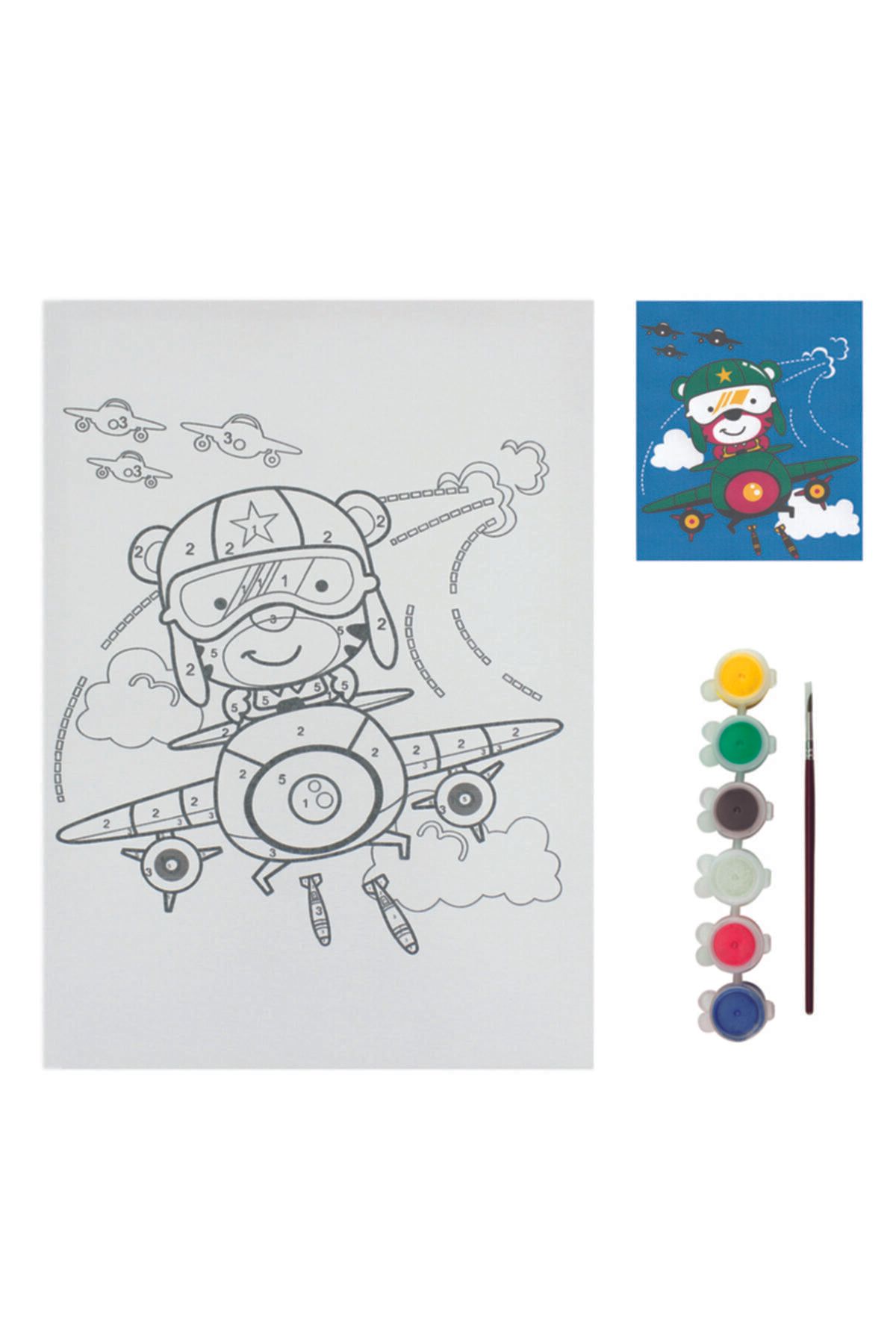 Ümraniye Hobi Sanat Sayılı Tuval Boyama Seti Bts23 Boyama Tuval Sayılı Set 25 x 35