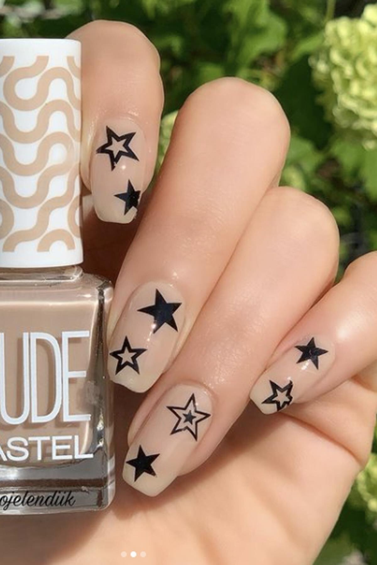 Flash Tattoos® Yıldız 2 Tırnak Dövmesi - Tırnak Tattoo - Nail Art - Tırnak Sticker