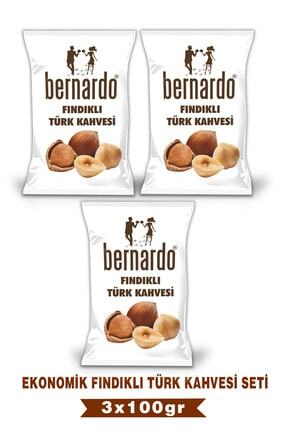 3lü Fındıklı Türk Kahvesi Ekonomik Set 100grx3 Image 0