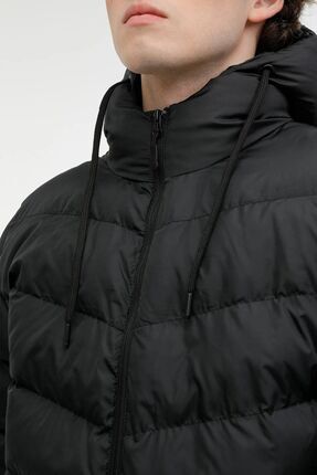 M-SN541 Mario Coat Erkek Siyah Mont Image 3