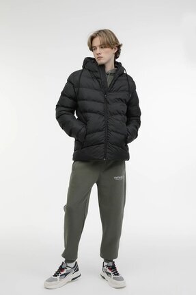 M-SN541 Mario Coat Erkek Siyah Mont Image 1