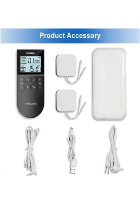 Ktr2610 Tens Ems Fıtness 2 Kanallı Şarjlı Fizik Tedavi Tens Cihazı Fizyoterapi Masaj Image 5