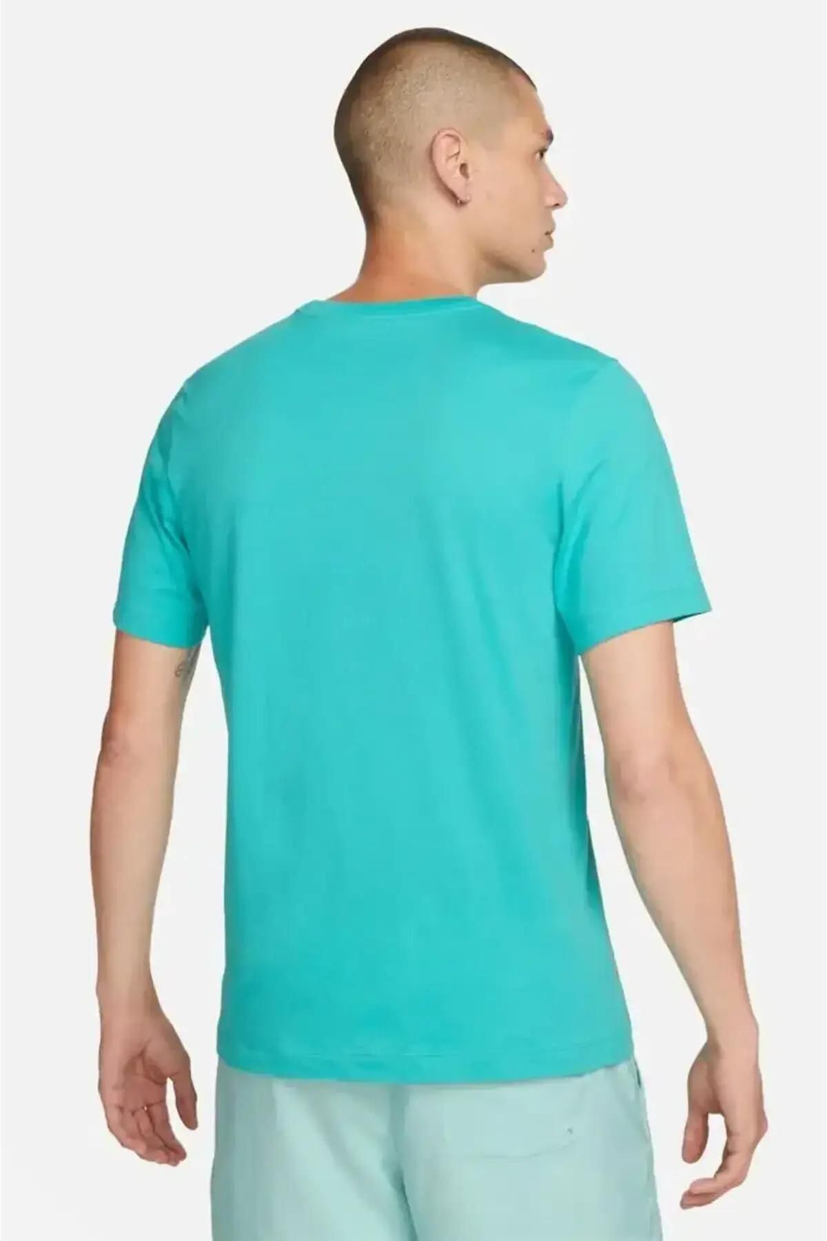 Nike Sports T Shirt Turquoise Regular fit Trendyol