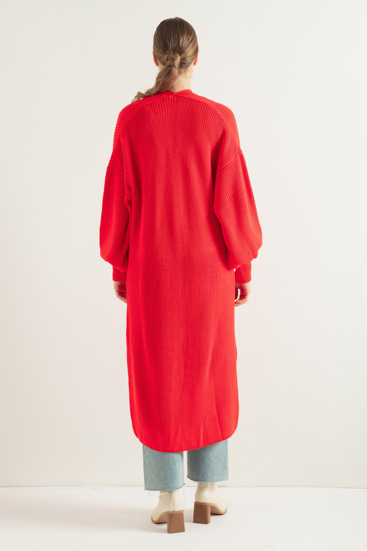 Coral long cardigan discount