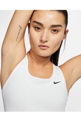 Swoosh Orta Destekli Dolgusuz Kadın Spor Sütyeni Image 2