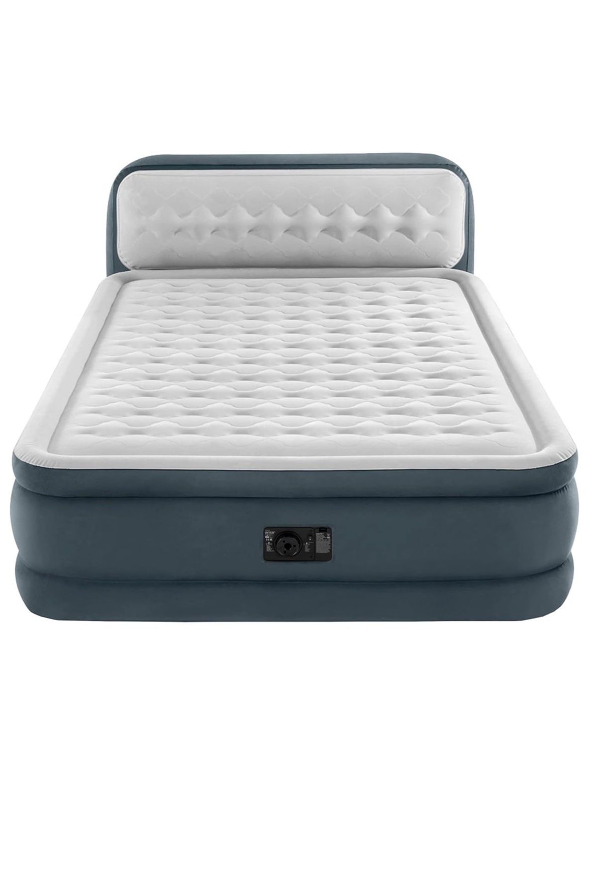 Air bed with top headboard