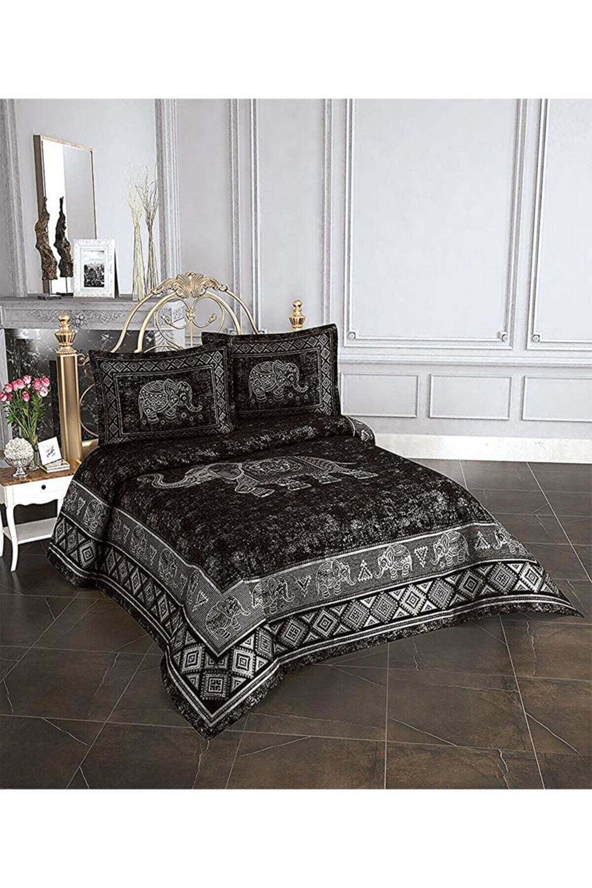ege ege home irina babil pano delux yatak ortusu fil desenli cift kisilik fiyati yorumlari trendyol