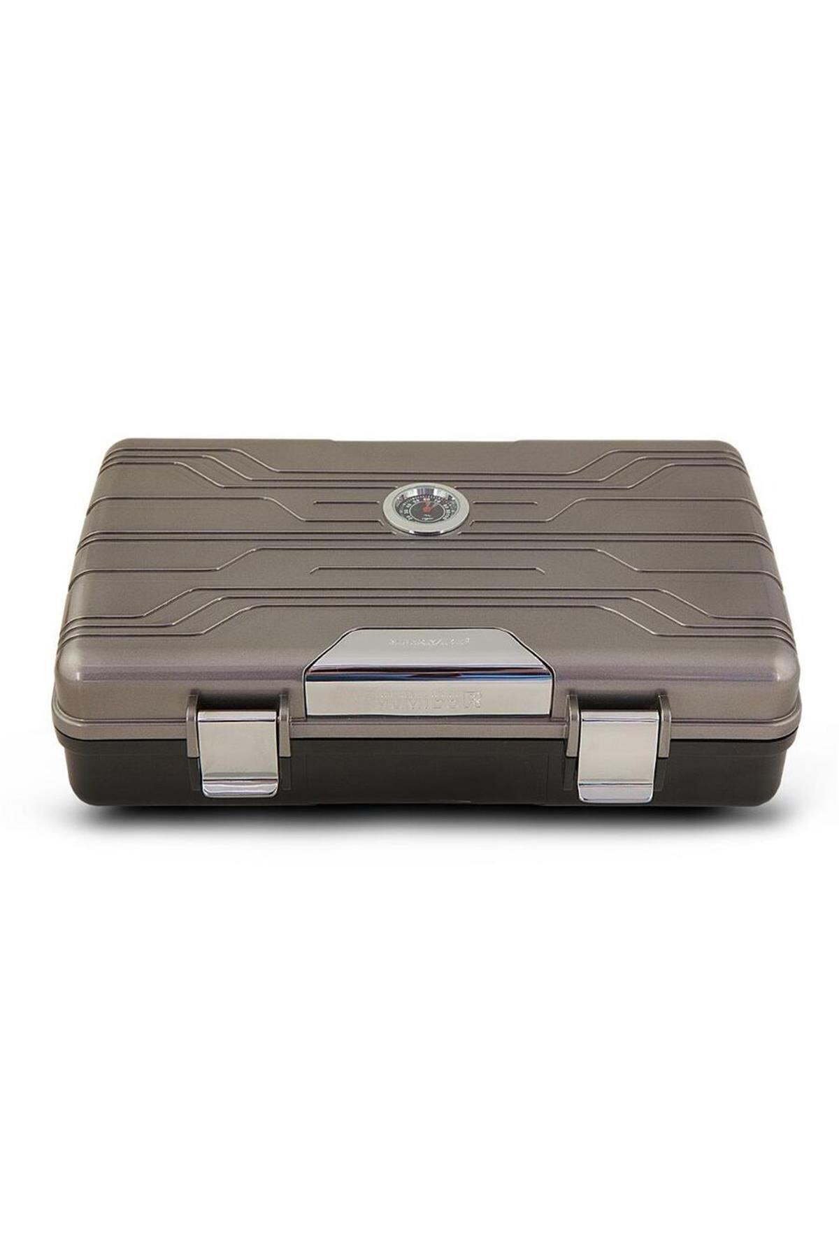 TBek Jifeng Seyahat Tipi Puro Kutusu Humidor Metalik Gri 10's
