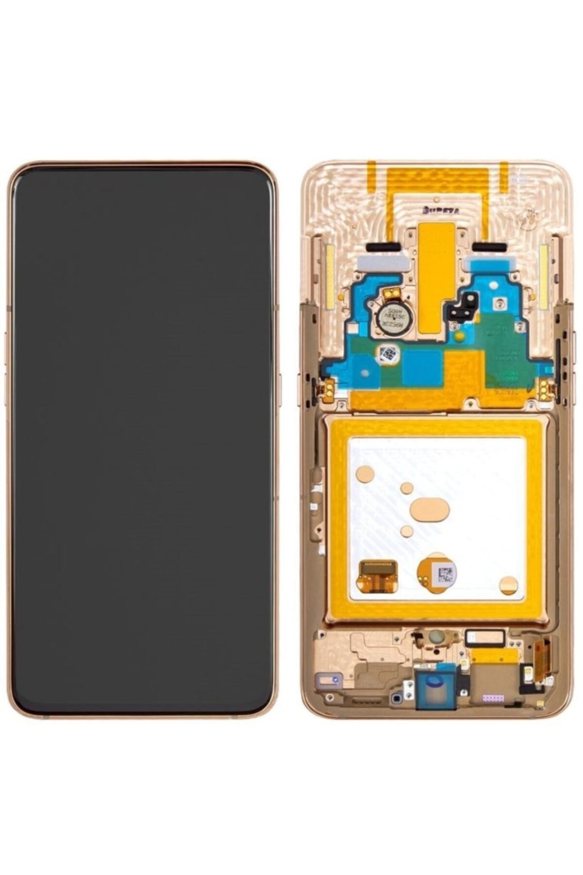 Samsung A805-a80 Uyumlu Gold Orjinal Lcd