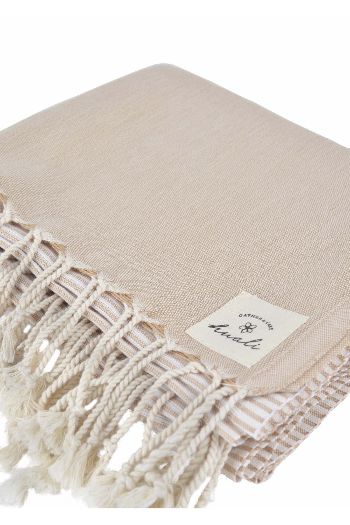 Huali Peştamal %100 Pamuk Sütlü Kahve 90x180 Cm Hfmpp-02