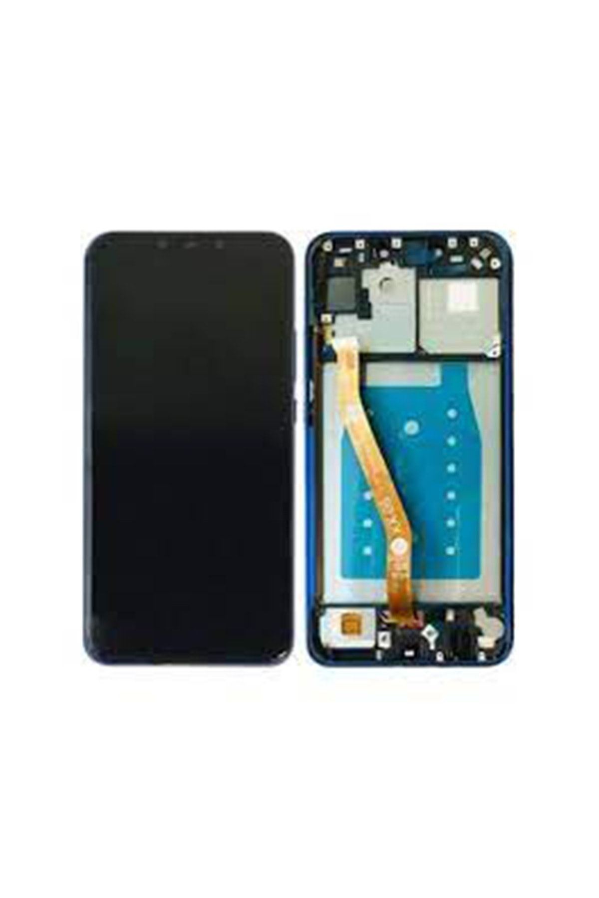 VERA TECH Mate 20 Lite Uyumlu Lcd Çıtalı Mavi Ekran